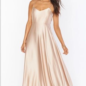 Show Me Your Mumu Faith MIDI Luxe Satin Dress